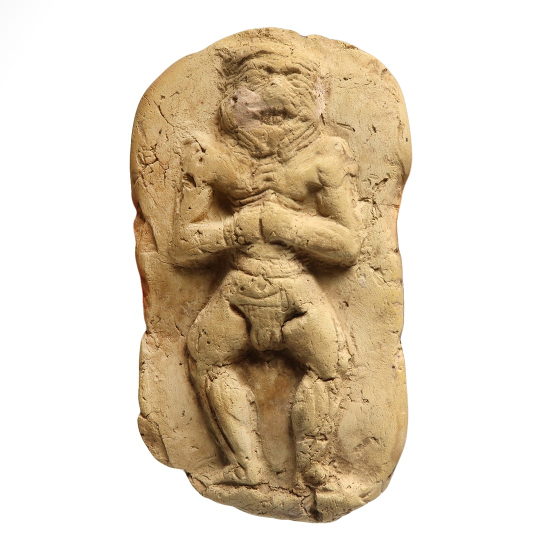 Old Babylonian Terracotta Plaque of Humbaba, Mesopotamia, c. 1800 B.C. (1 of 6)