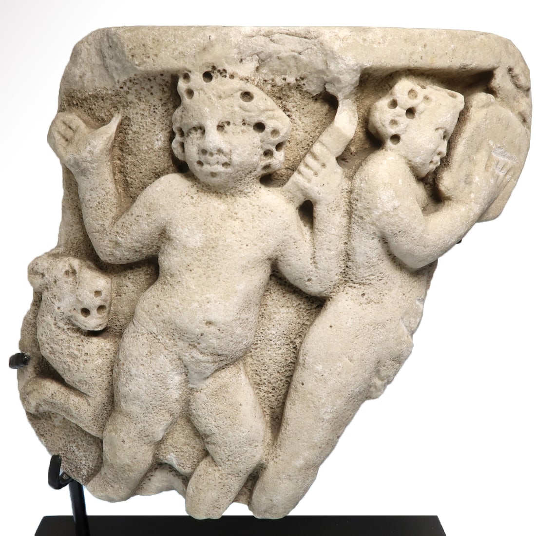Roman Marble Relief Fragment with Cherubs, c. 3rd Century A.D. (1 of 7)