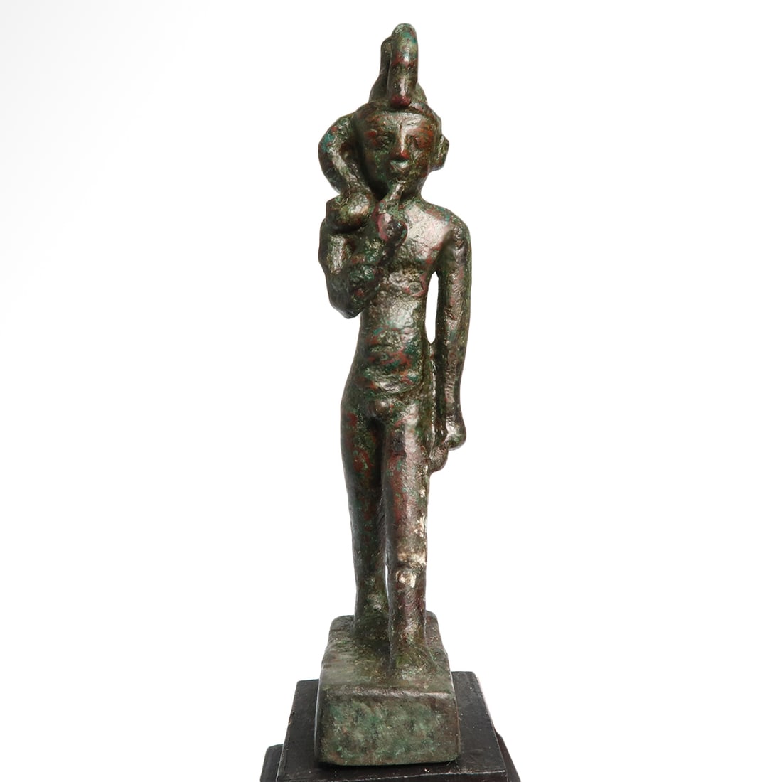 Egyptian Bronze Figure Of Harpocrates, c. 600 B.C. (1 of 7)