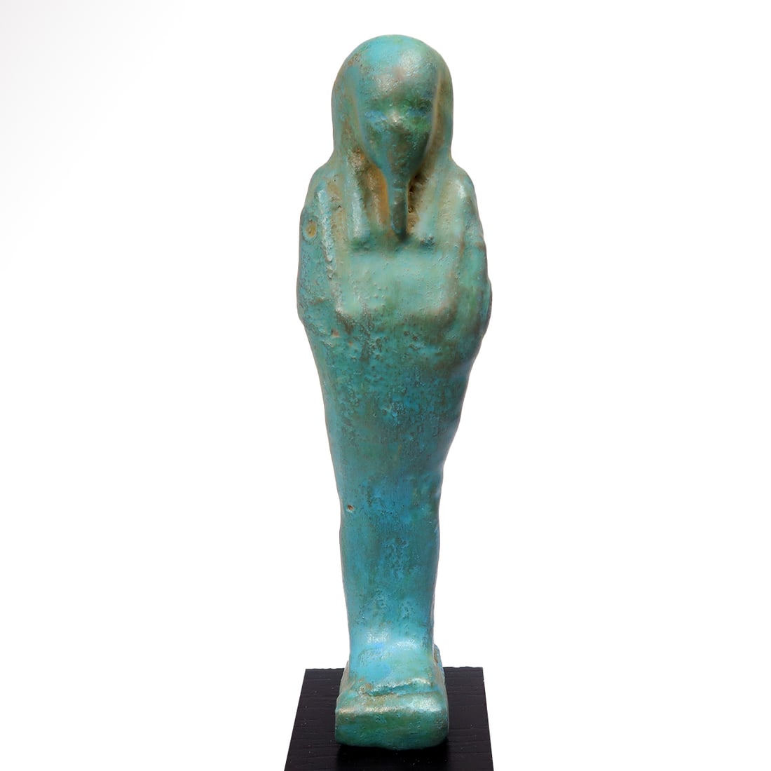 Egyptian Turquoise-blue Glazed Faience Shabti, c. 900 B.C. (1 of 6)