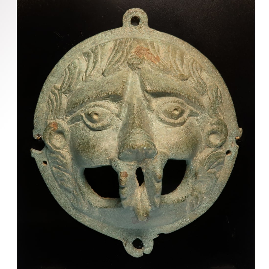 Large Bronze Lion Mask Applique, Roman 2nd-3rd Century A.D. (1 of 6)