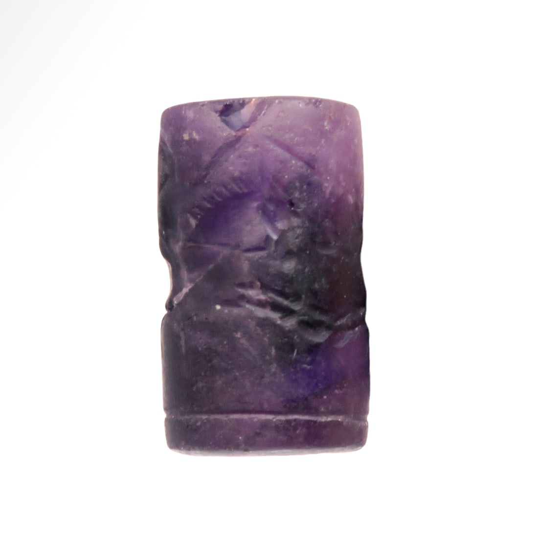 Rare Early Parthian Amethyst Cylinder Seal, c. 1st Millennium B.C. (1 of 7)