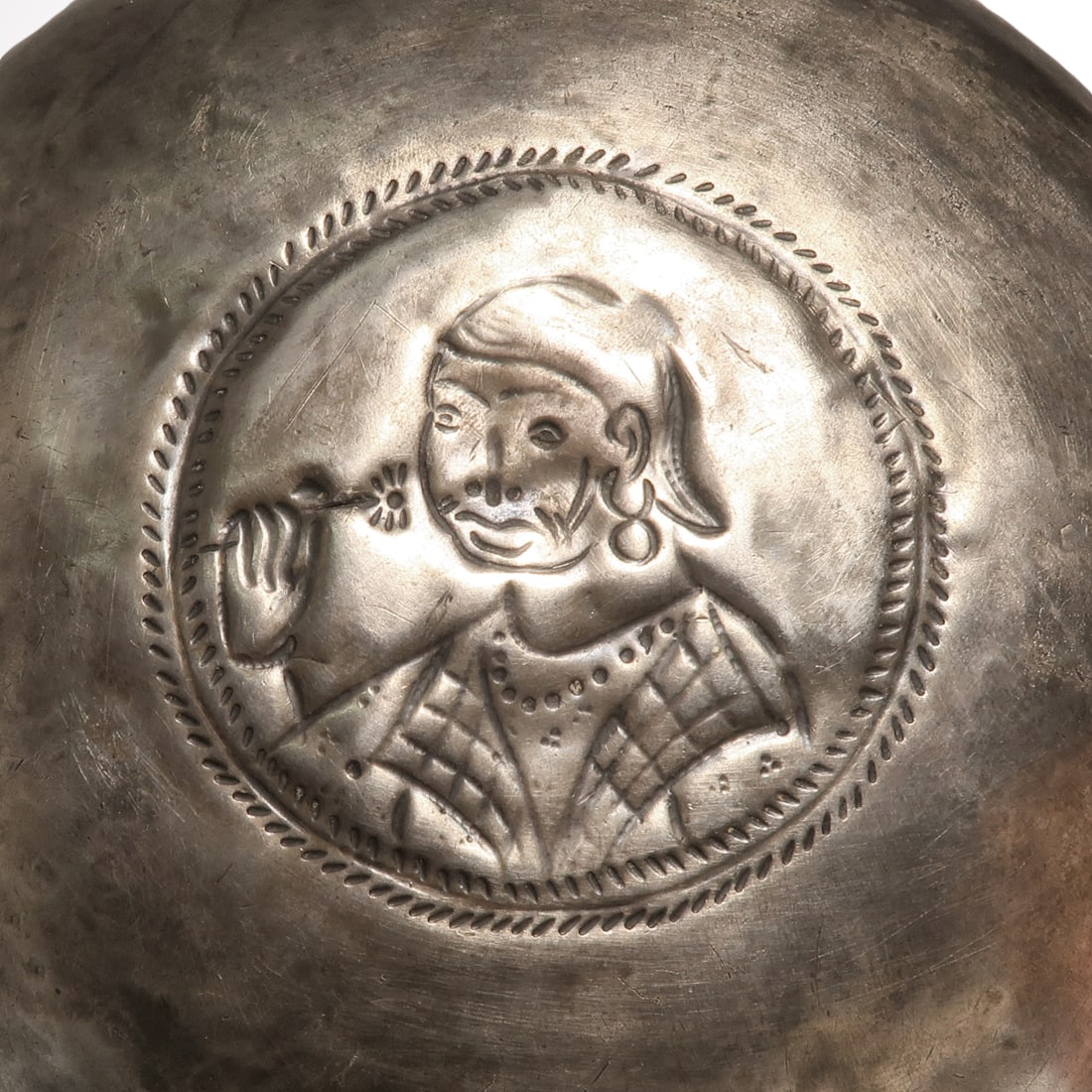Sassanian Silver Decorated Bowl, c. 2nd-3rd Century A.D. (1 of 6)