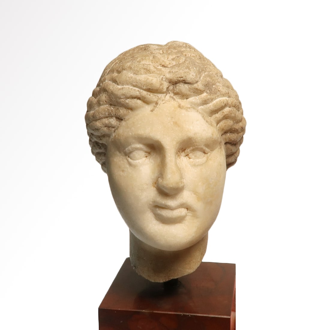 Roman Marble Head of a Lady, c. 2nd - 3rd Century A.D. (1 of 6)