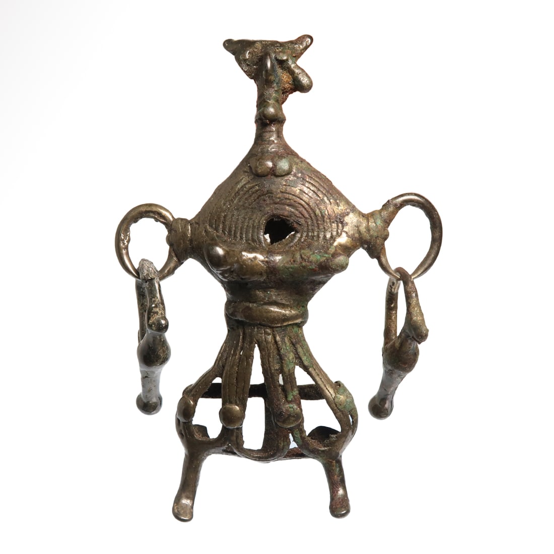 Amlash Copper-Alloy Figure of Fertility Idol, c. 13th-12th Century B.C. (1 of 6)