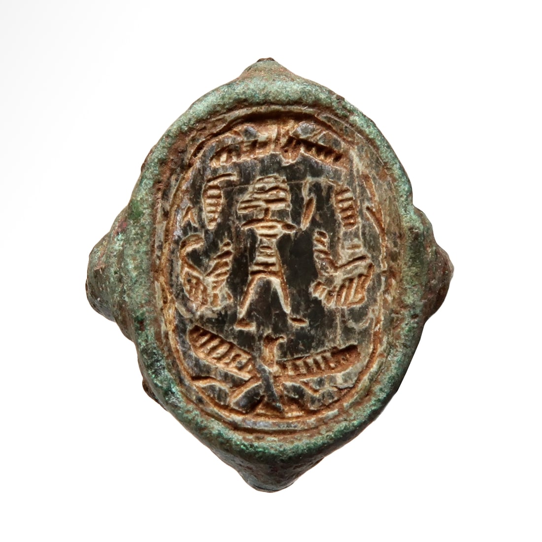 Phoenician Scarab in Bronze Pendant, c. 6th-4th Century B.C. (1 of 7)