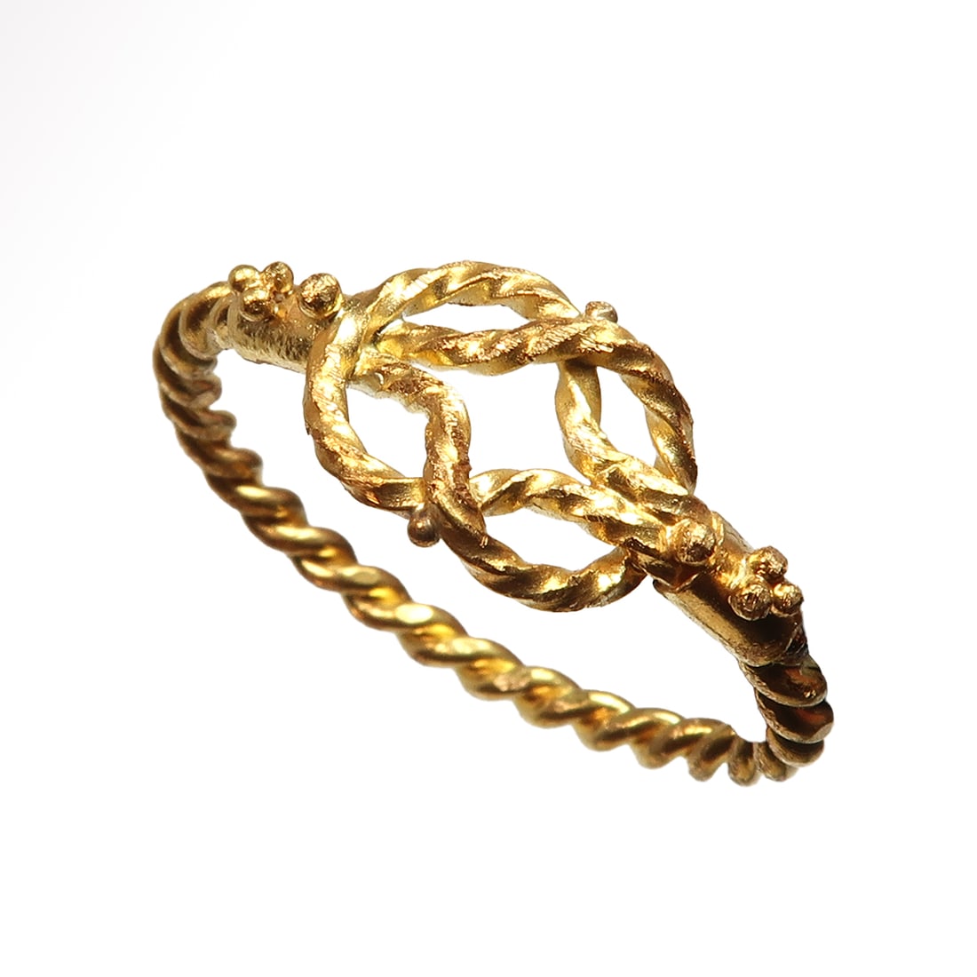 Medieval Gold Ring with Hercules Knot, c. 12th-13th Century A.D. (1 of 6)