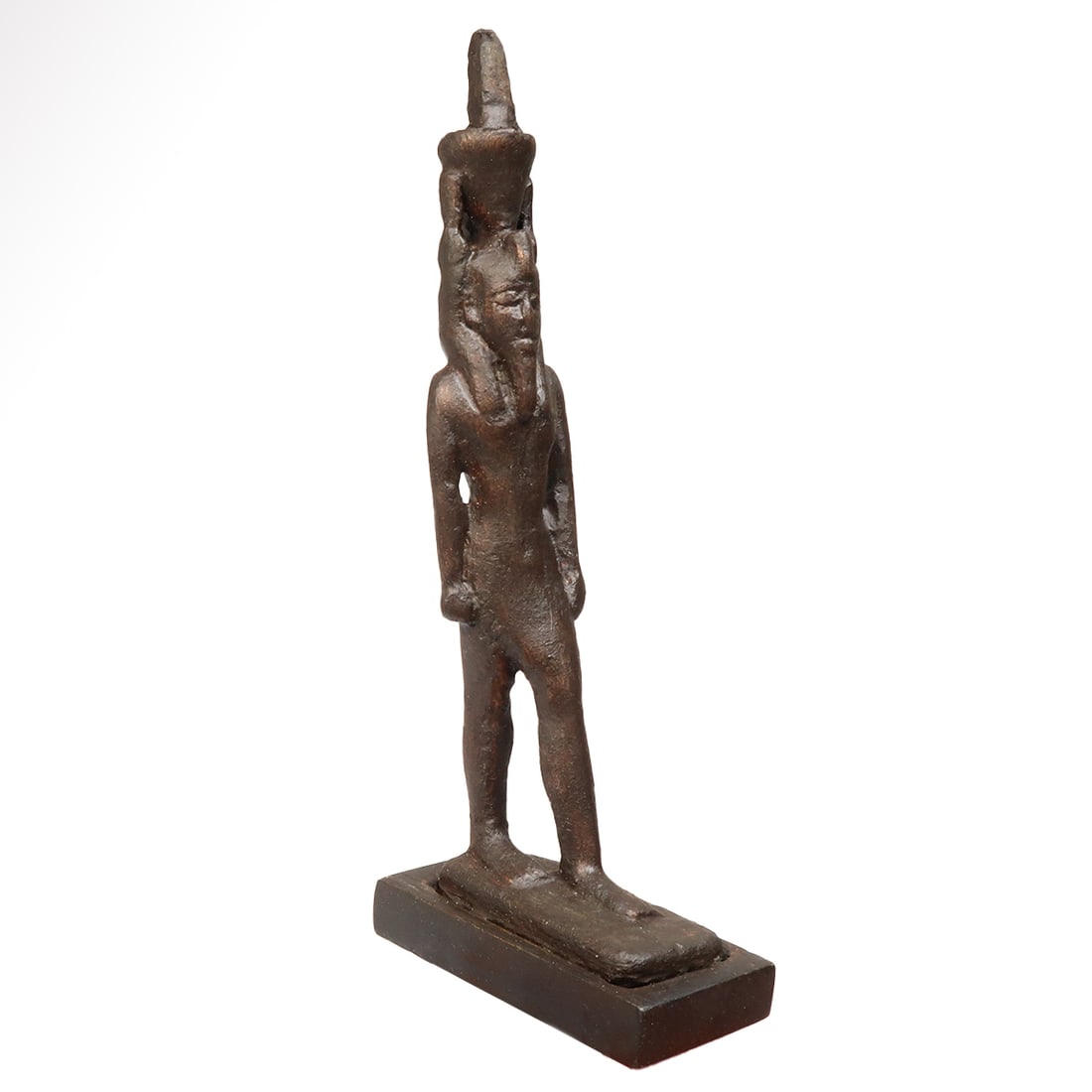 Large Egyptian Bronze Figure of Nefertum, c. 600-300 B.C. (1 of 6)