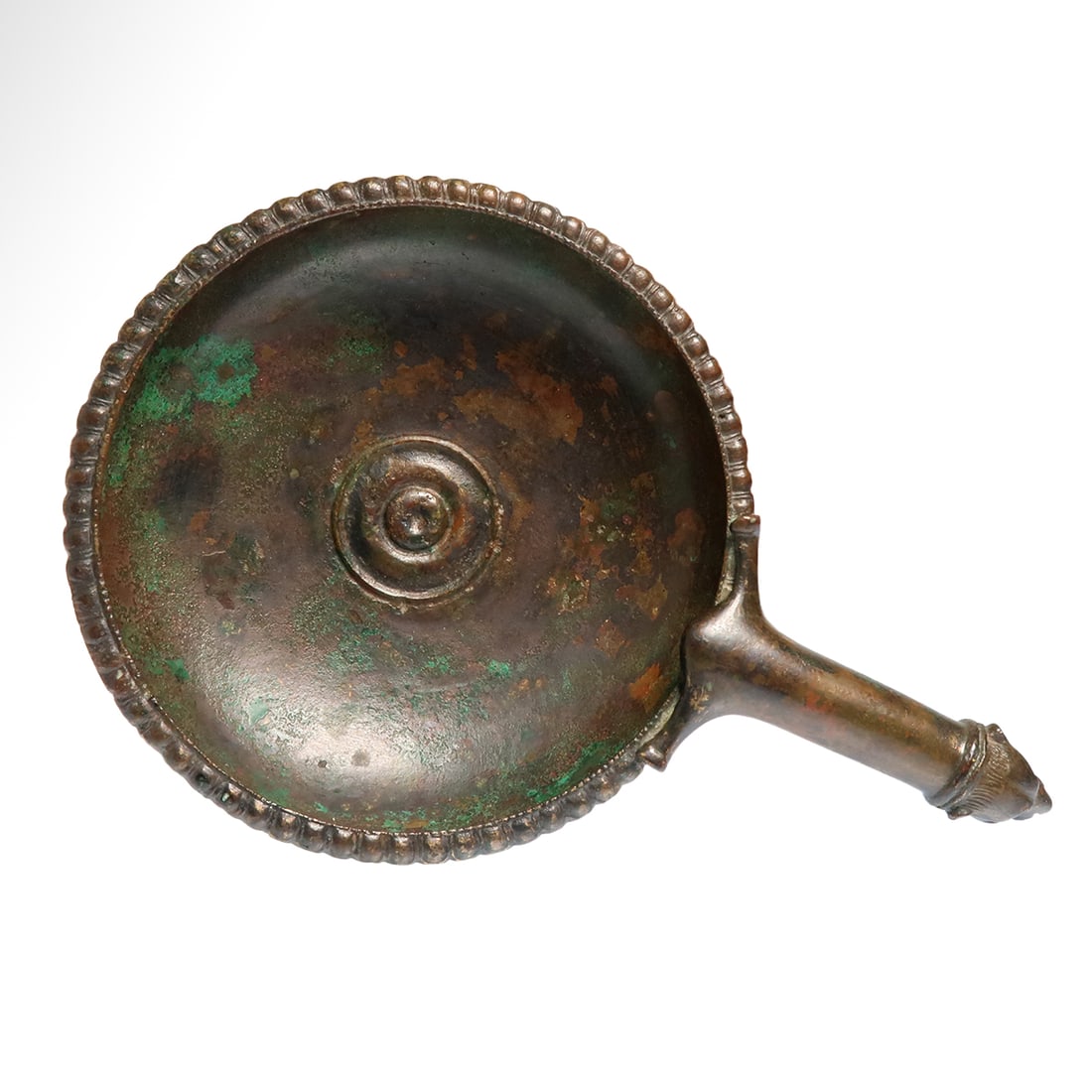 Roman Bronze Patera with Lion’s Head, c. 1st-2nd Century A.D. (1 of 7)