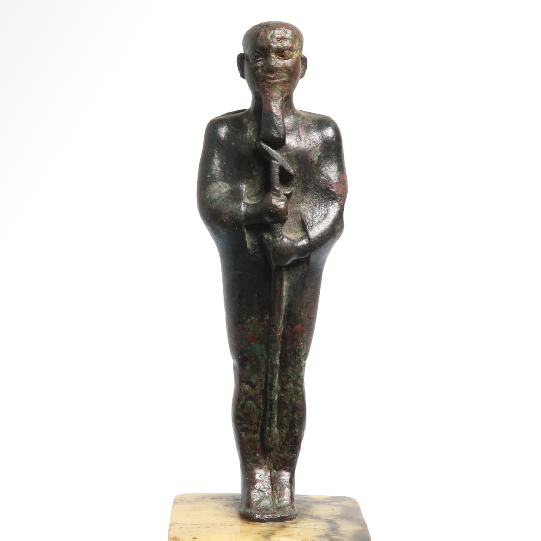 Egyptian Bronze Figure of Ptah, c. 664-332 B.C. (1 of 6)
