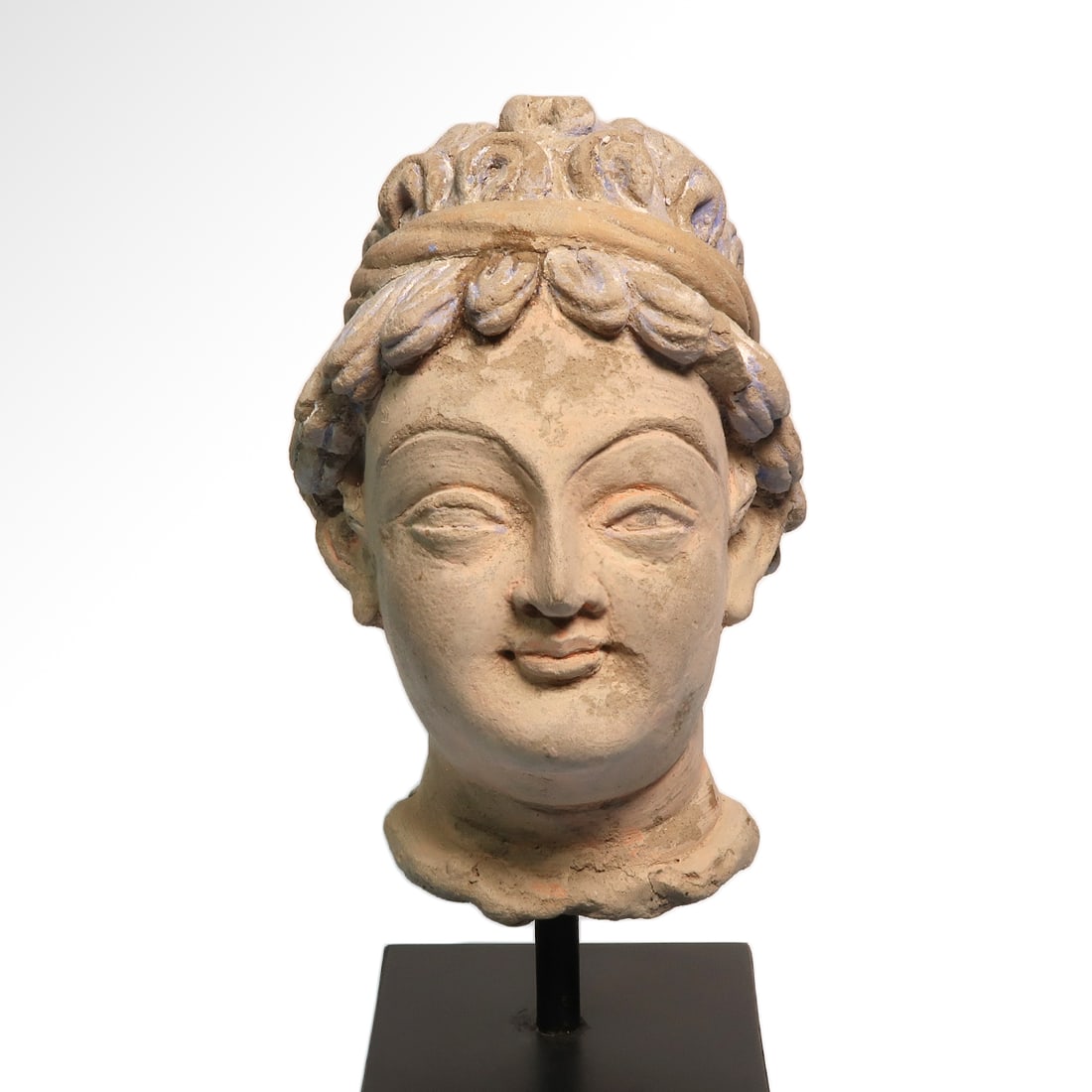 Gandhara Stucco Head of Buddha, c. 3rd Century A.D. (1 of 6)