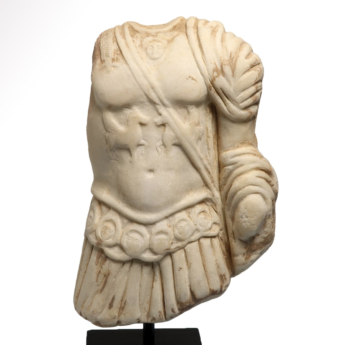 Roman Marble Armoured Torso of Emperor Trajan, c. 2nd Century A.D. (1 of 7)