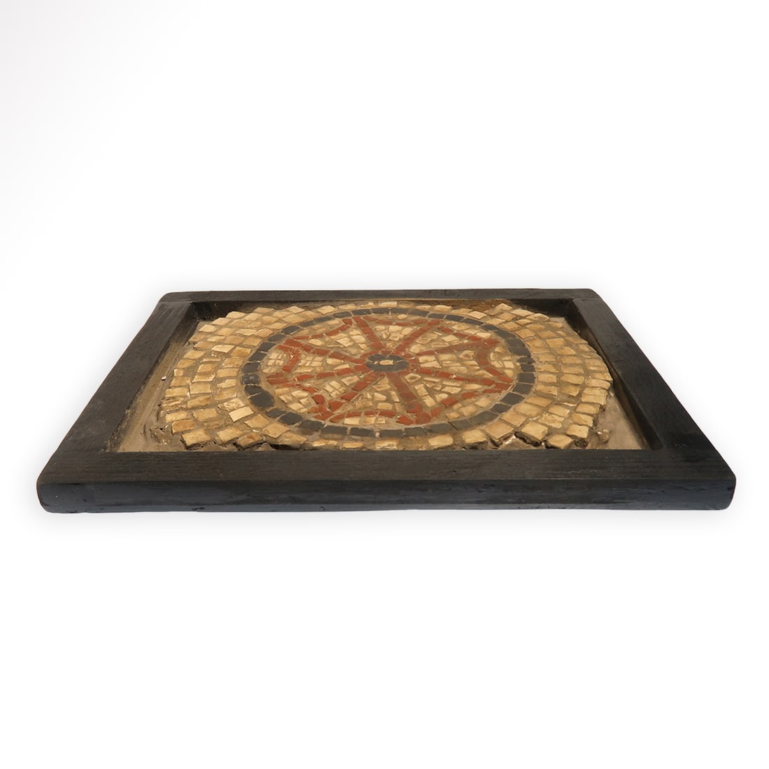 Roman Mosaic Panel with Rosette, c. 4th-6th Century A.D. - 3