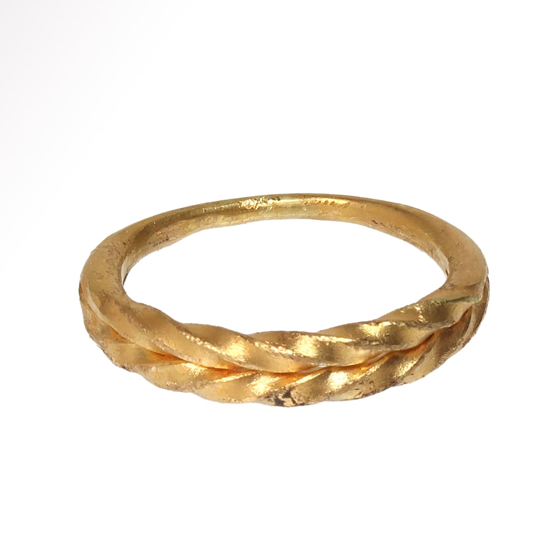 Viking Gold Twisted Ring, c. 9th-11th Century A.D. (1 of 6)