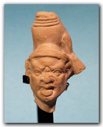 Roman Egyptian Grotesque Head, c. 1st Century B.C./A.D. (1 of 5)