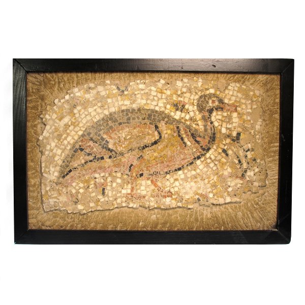 Roman Mosaic Panel, Bird, c.4th-5th Century AD (1 of 4)