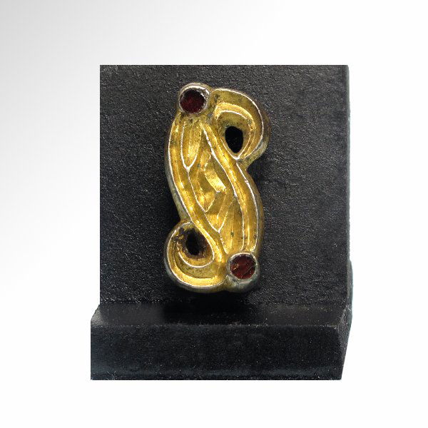 Merovingian Frankish Bird Silver Gilt Brooch (1 of 5)