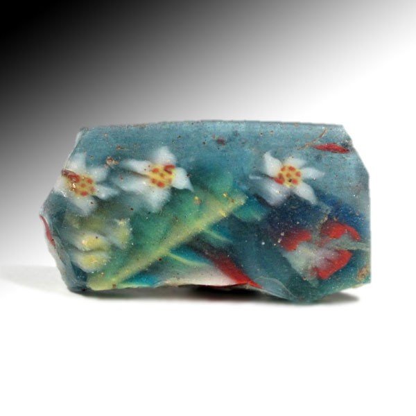 Egyptian Large Mosaic Glass Fragment, c. 2nd century (1 of 6)