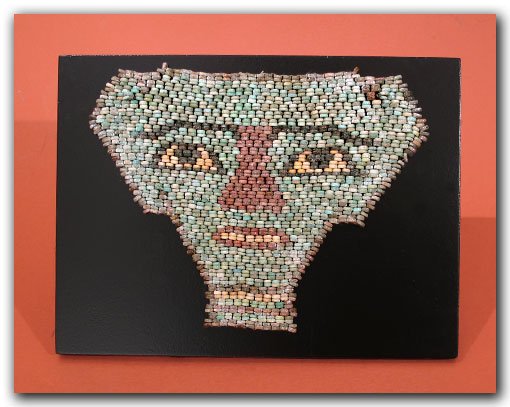 Ancient Egyptian Mummy Beads Mask, 3rd. Century B.C. (1 of 4)
