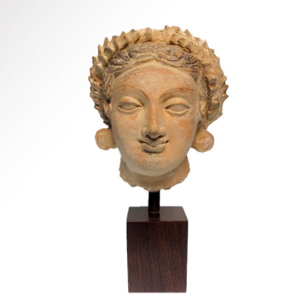 Gandhara Terracotta Head of Young Prince,  c. 3rd (1 of 5)