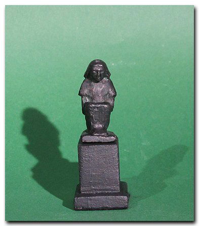 Egyptian Bronze Seated Scribe, c. 900 B.C. (1 of 7)