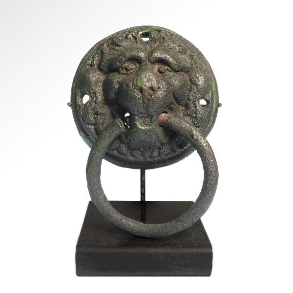 Bronze Lion Door Knocker, Roman 2nd-3rd Century A.D. (1 of 6)