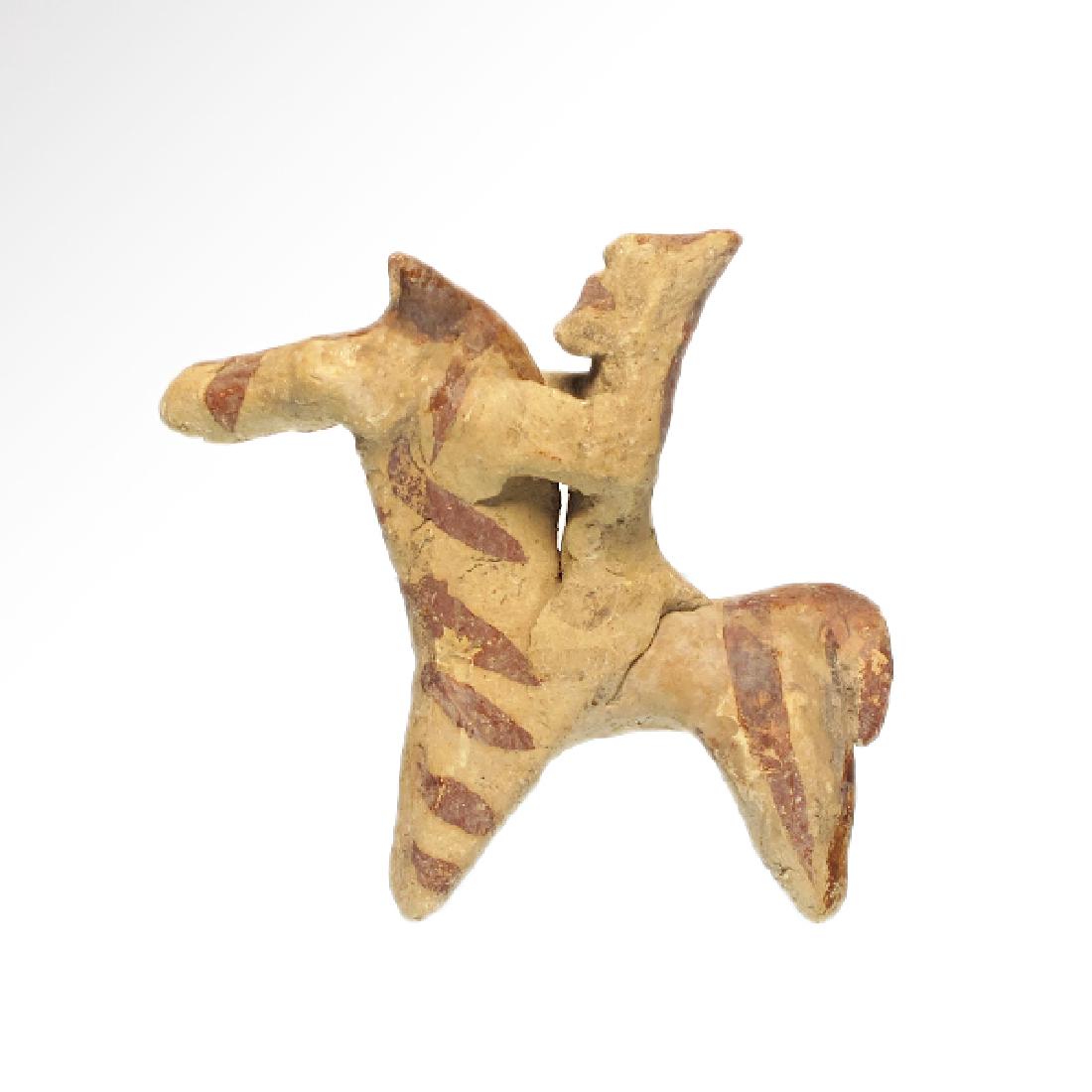 Greek Cypro-Archaic Bichrome Terracotta Horse, c. (1 of 7)