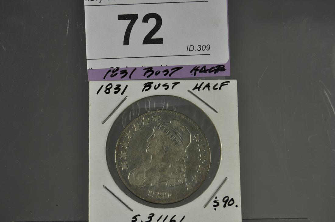 1831 Bust Half Dollar (1 of 2)
