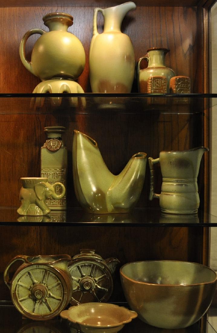 Prarie-Green Frankoma Pottery / 12 Pieces (1 of 4)