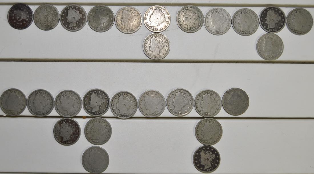 27) Shield & V Nickels (1 of 1)