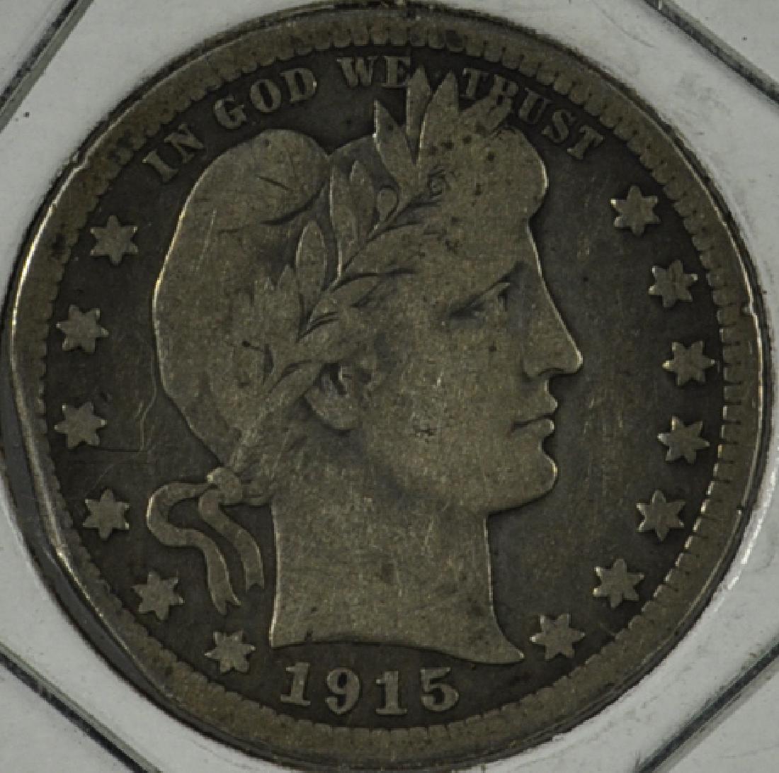 1915 S Barber Silver Quarter (1 of 2)