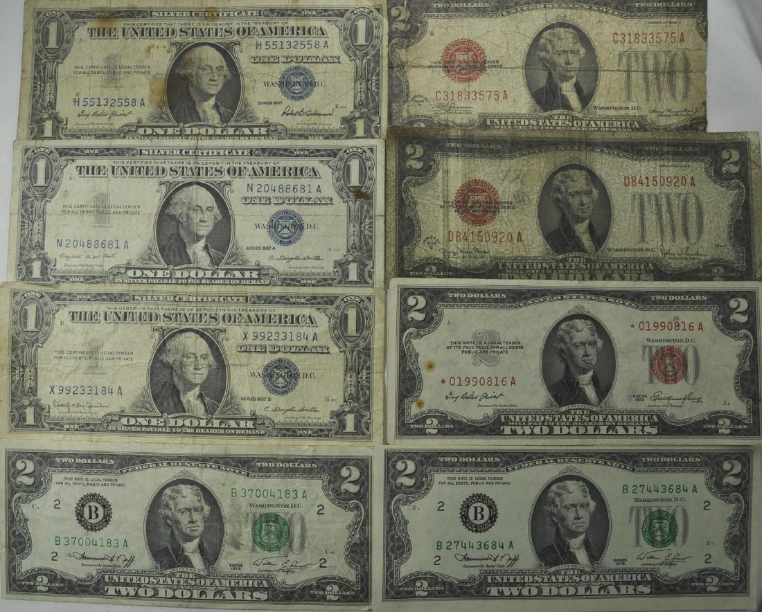 U. S. Silver Certificates & Red Seal Notes (1 of 2)