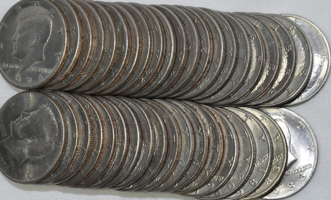 40) Kennedy Half Dollars (1 of 1)