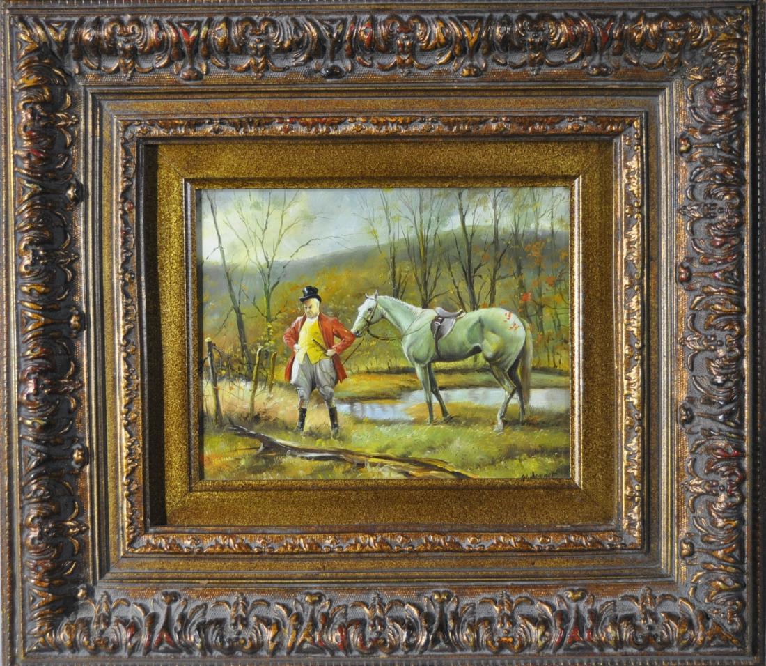 Original Steeplechase Painting (1 of 3)