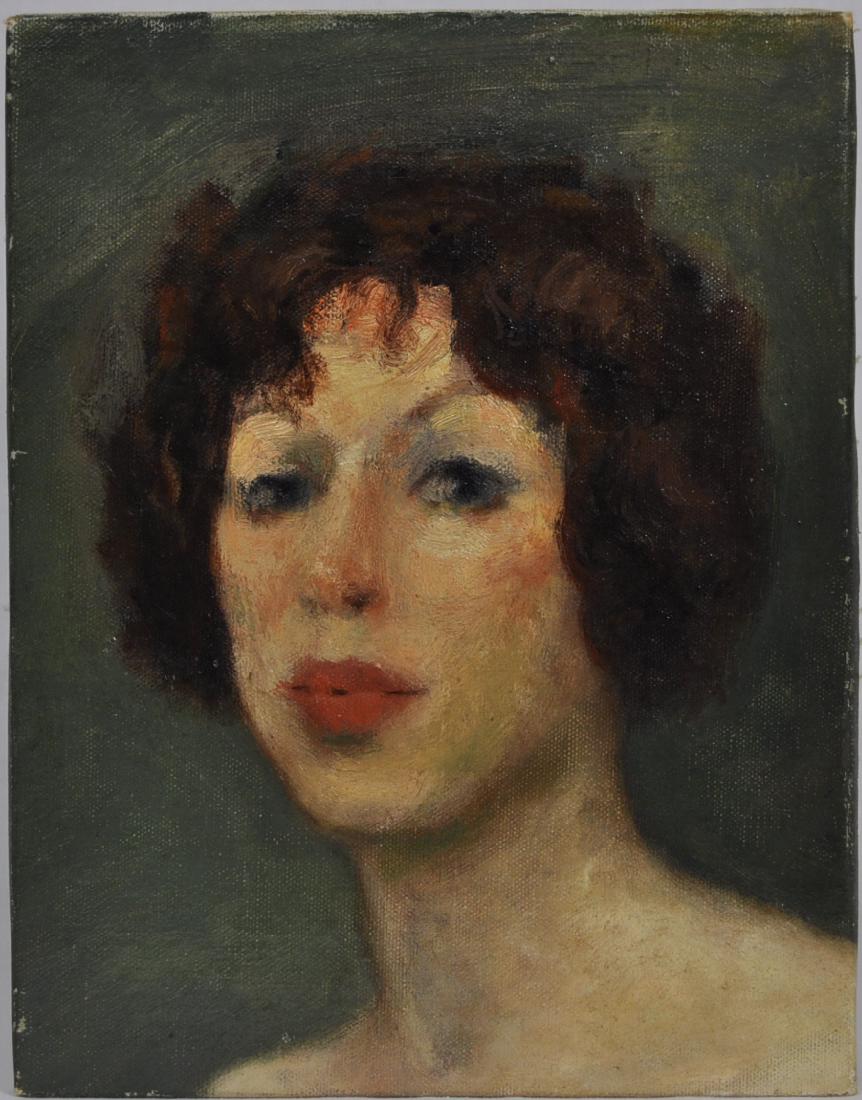 Walter Greer Portrait Of A Woman / Attributed (1 of 2)