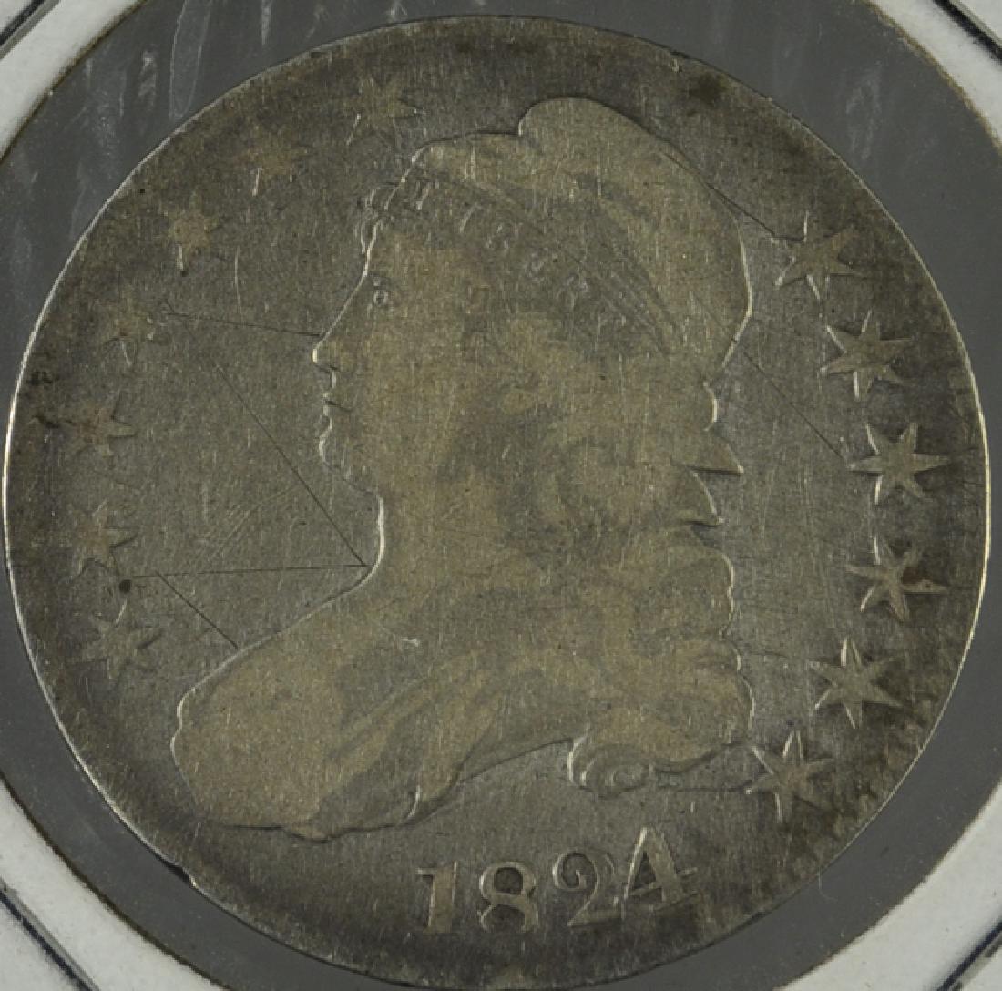 1824 Bust Half Dollar (1 of 2)