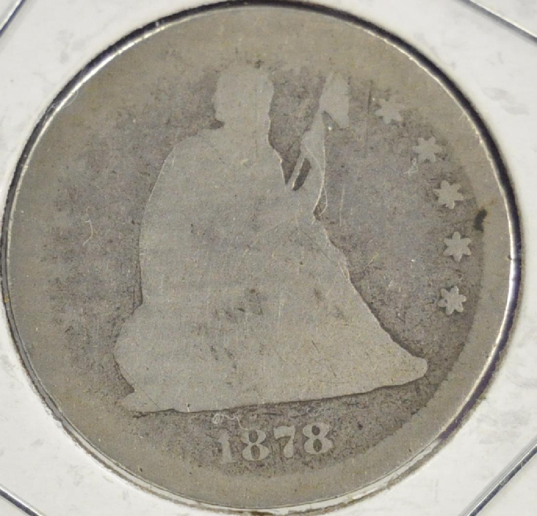 1878 Seated Silver Quarter (1 of 2)