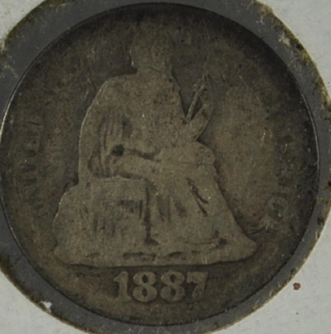 1887 Seated Dime (1 of 2)