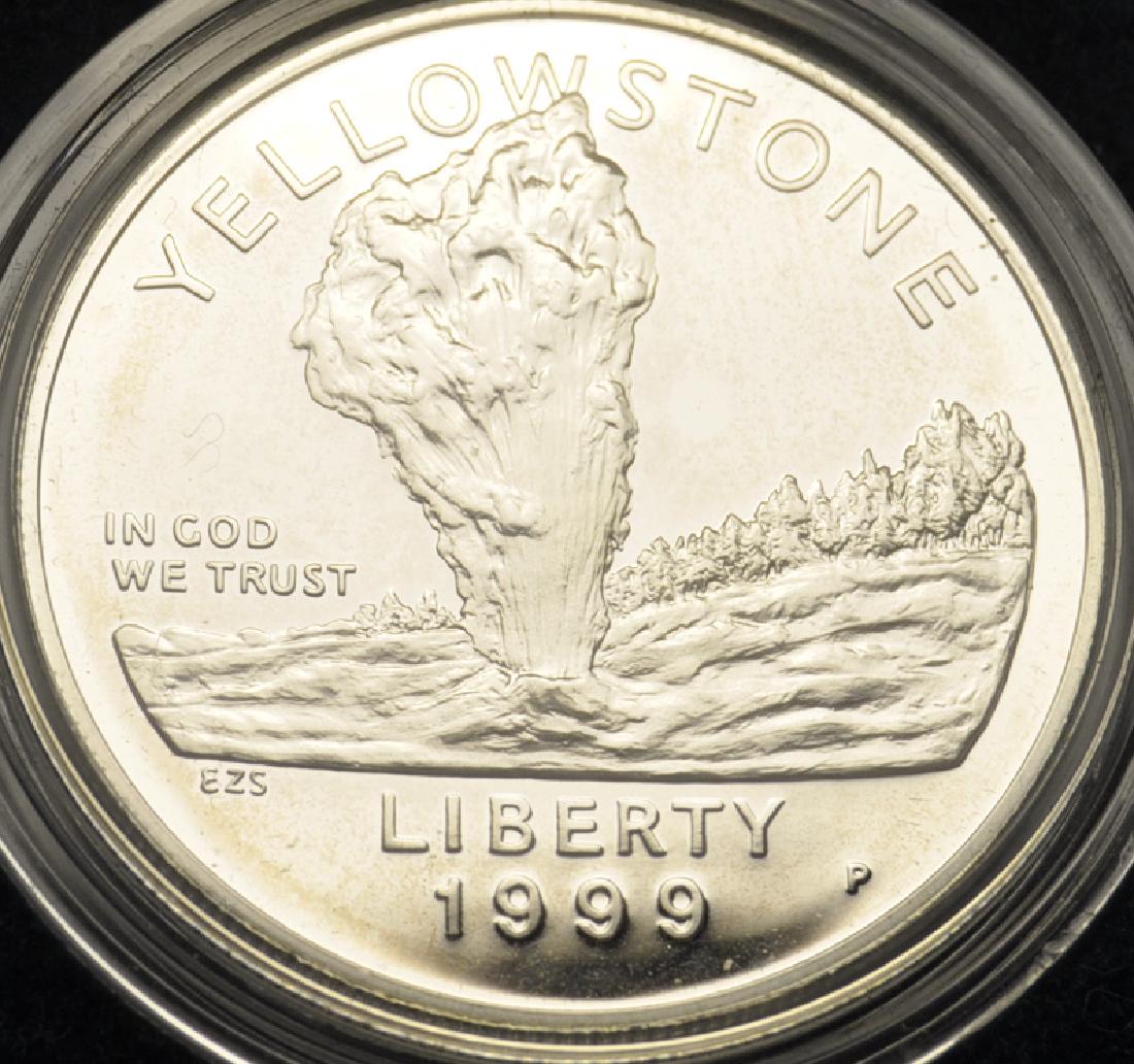 1999 Yellowstone Comm. Proof Silver Dollar (1 of 1)