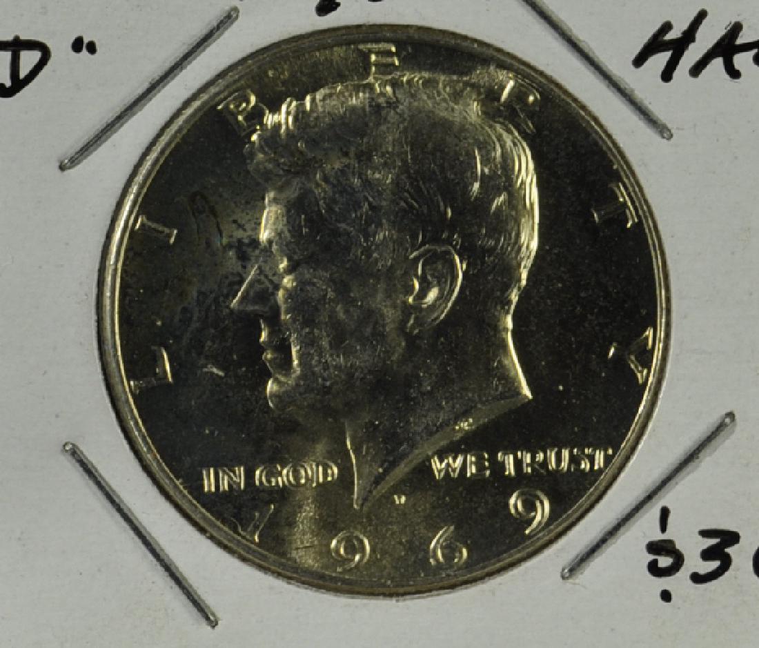 1969-D Kenedy Half UNC. (1 of 2)
