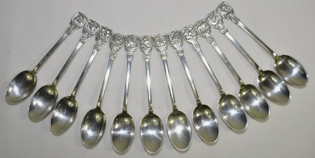 Tiffany Sterling Zodiac Demitasse Spoons (1 of 3)