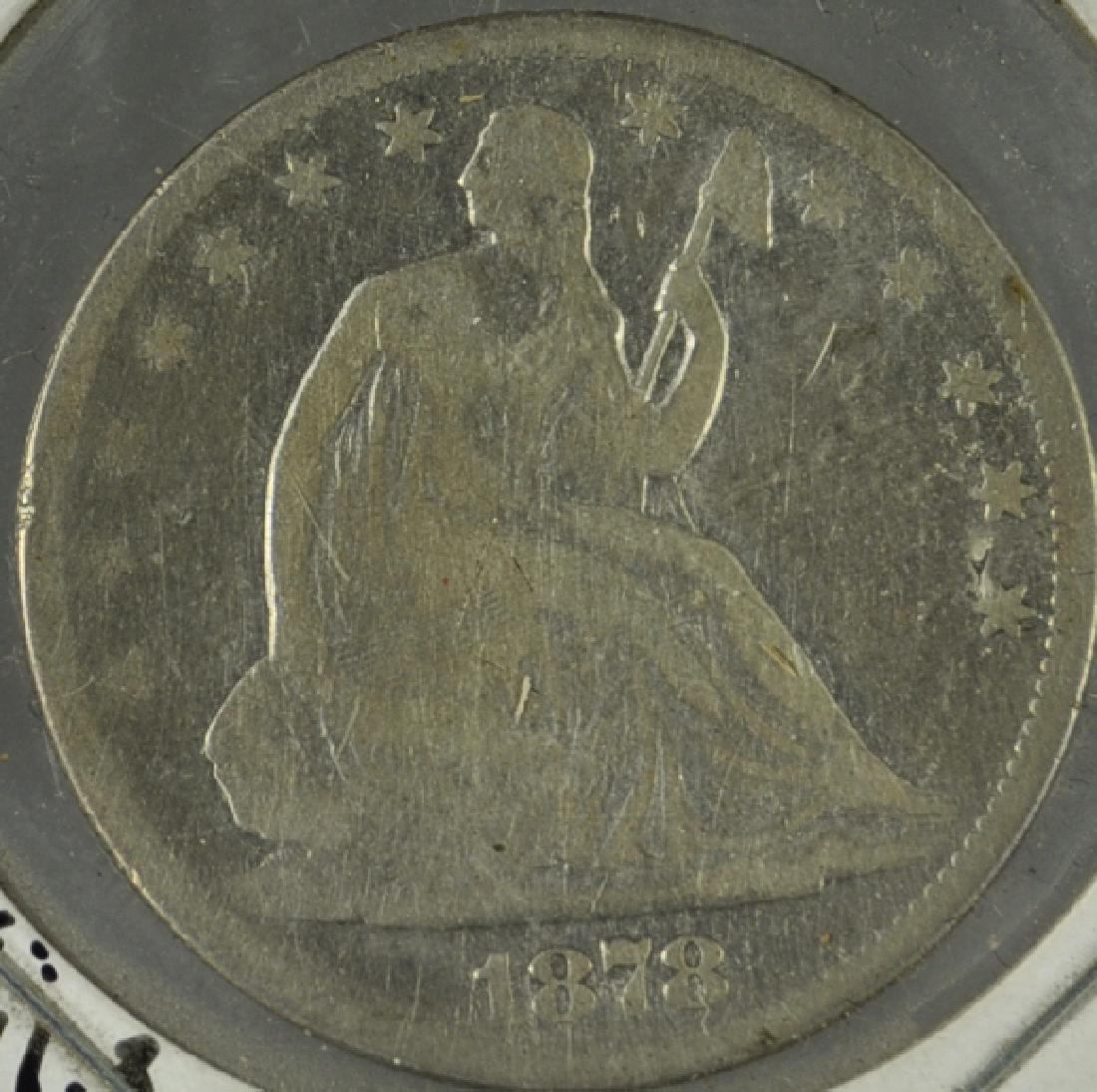1878 Seated Silver Half (Semi Key Date) (1 of 2)