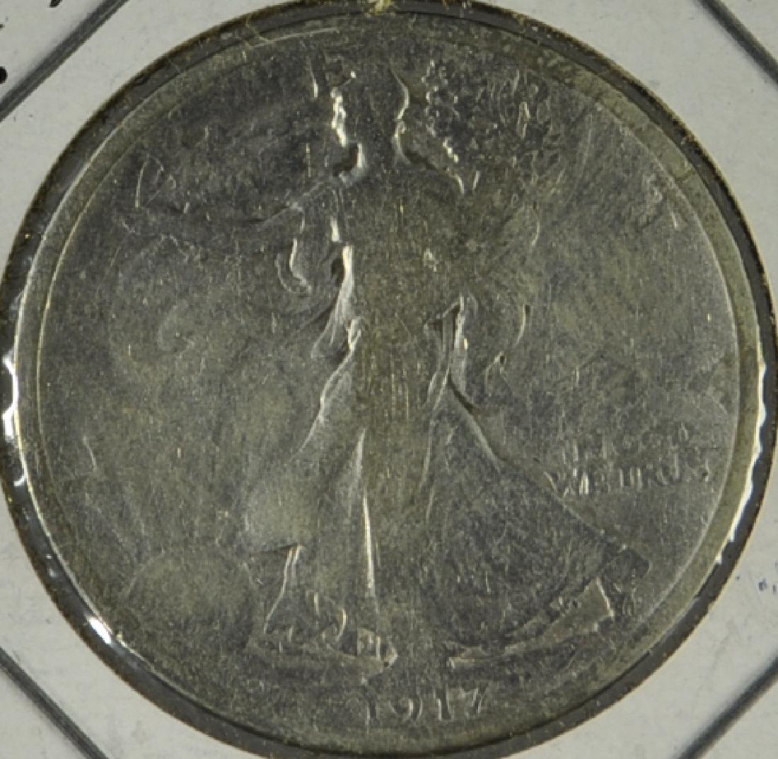 1917 "D" Reverse Walking Liberty Half (1 of 2)