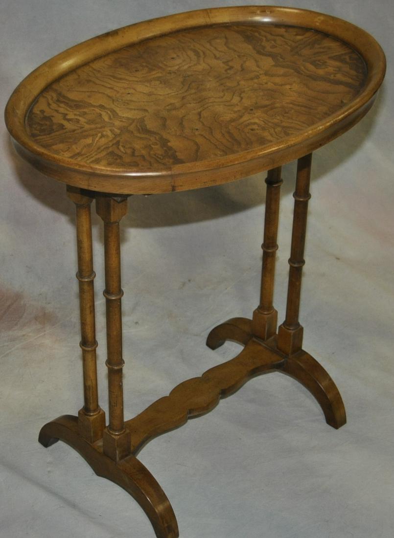Baker Burl Elm Occasional Table (1 of 3)