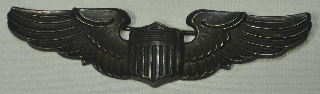 WWII Army Air Corps Sterling Pilot Wings (1 of 2)