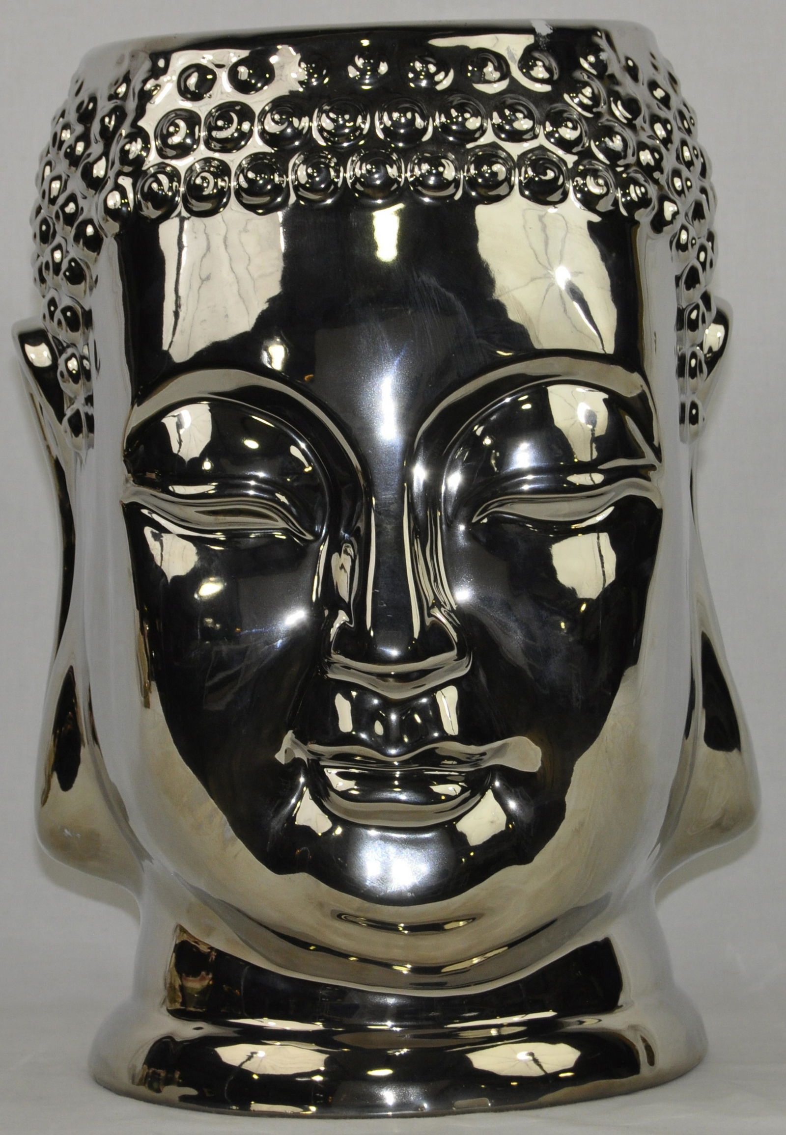 Decorative Ceramic Buddha Head Garden Stool Aug 11 2019