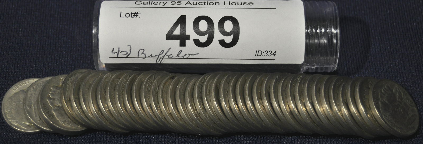 Tube of 40 Mixed Dates Buffalo Nickels (1 of 1)