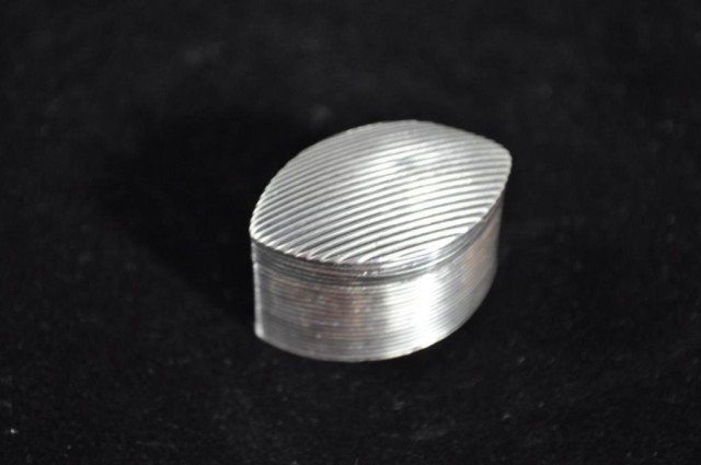 French Silver Pill Box: 1st Quarter of the 19th century