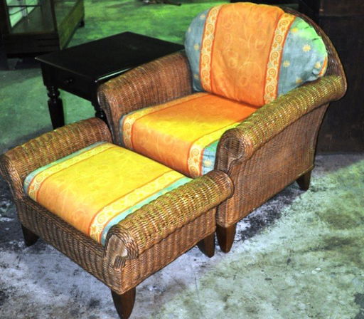 Henry Link Wicker Chair And Ottoman Feb 02 2017 Gallery 95 Henry Link Wicker Chair And Ottoman