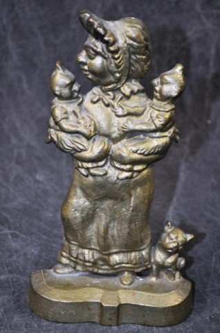 Figural Doorstop: H 10 1/2"